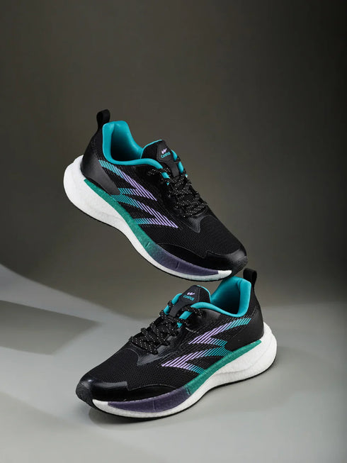 HAZZLE Black Women's Running Shoes
